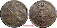 Sweden ORE SWEDEN COPPER Adolf Frederick 1768 1 ORE S.M. Mintage:317,000 KM# 460 SCARCE (9) -