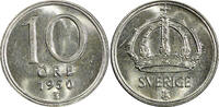 Sweden 10 Öre Sweden Gustaf V (1907-1950) Silver 1950 GEM BU KM# 813 (22 057) -