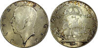 Sweden 2 Kronor SWEDEN Silver 1938 G 300th Settlement of Delaware UNC Toned KM# 807 (7) -