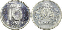 Sweden 10 Öre Sweden Gustaf VI SILVER 1959 UNC KM# 823 (22 101) -
