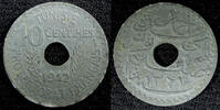 Tunisia 10 Centimes 1942 TUNISIA Zinc 1942  WWII Issue KM# 267 (23 005) ... 71.43 元  ＋  107.15 元 运费