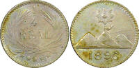Guatemala 1/4 Real 1896 Guatemala Silver 1896  Radiant sun 3 volcanoes K... 18.00 US$  +  5.00 US$ shipping