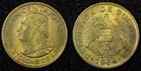 Guatemala 1 Centavo 1964 GUATEMALA Brass 1964  Guatemala City Mint KM# 2... 5.00 US$  +  5.00 US$ shipping