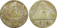 Guatemala 1/4 Real 1895 Guatemala Silver 1895  Radiant sun 3 volcanoes K... 12.95 US$  +  5.00 US$ shipping