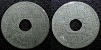 Tunisia 10 Centimes 1942 TUNISIA Zinc 1942  WWII Issue TONED KM# 267 (23... 107.15 元  ＋  107.15 元 运费