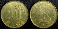 Finland 20 Penniä 1982 FINLAND Aluminum-Bronze 1982 K 20 Penniä 22mm UNC... 4.95 US$  +  5.00 US$ shipping