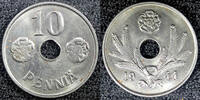 Finland 10 Pennia 1944 FINLAND Iron 1944  WWII Issue BU Coin KM#34.1 (23... 14.95 US$  +  5.00 US$ shipping