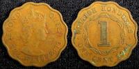 Honduras 1 Cent 1961 British Honduras Elizabeth II Bronze 1961  KM# 30 (... 5.00 US$  +  5.00 US$ shipping