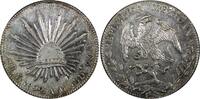 Mexico 8 Reales MEXICO Silver 1892 Mo AM Radiant cap PL UNC KM# 377.10 (24 523) -