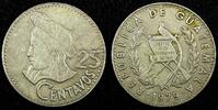 Guatemala 25 Centavos 1979 GUATEMALA Copper-Nickel 1979  KM# 278.1 (24 6... 5.00 US$  +  5.00 US$ shipping