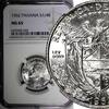 Panama 1/4 Balboa 1962 Panama Vasco Núñez de Balboa Silver 1962  NGC MS6... 55.00 US$  +  5.00 US$ shipping