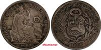  1/5 Sol 1895 Peru Silver 1895 TF-JR  Early Type Date RARE aVF KM# 205.2... 809.85 元  ＋  134.98 元 运费