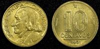  10 Centavos 1951 BRAZIL Jose Bonifacio Aluminum-Bronze 1951  aUNC KM# 5... 39.68 元  ＋  134.98 元 运费