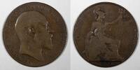  1 Penny 1905 Great Britain Edward VII Bronze 1905  KM# 794.2 (28 192) U... 8.88 US$  +  5.00 US$ shipping