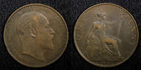 1 Penny 1902 Great Britain Edward VII Bronze 1902  1 YEAR TYPE VF KM# 7... 19.88 US$  +  5.00 US$ shipping