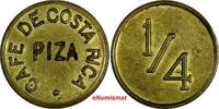  Token Costa Rica Brass Cafe  ''PIZA'' 1/4 Cajuela High Grade 21mm UNC (... 20.00 US$  +  5.00 US$ shipping