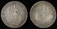  4 Reales 1848 PERU Silver 1848 LIMA MB  Liberty AR-0.9 Toned KM# 151.3 ... 65.00 US$  +  5.00 US$ shipping