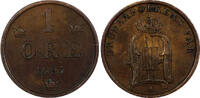  Bronze 1893 SWEDEN Oscar II  1893 1 ORE KEY DATE Ch.AU KM# 750 (20 865)... 10.00 US$  +  5.00 US$ shipping