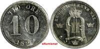  Ore 1897 SWEDEN Oscar II (1872-1907) Silver 1897 EB 10 Ore AU/UNC SCARC... 35.00 US$  +  5.00 US$ shipping