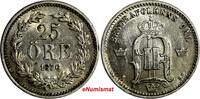  Ore 1876 SWEDEN Oscar II Silver 1876 ST 25 Ore XF KM# 738 (15 570) Unce... 40.00 US$  +  5.00 US$ shipping