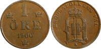  Bronze 1900 Sweden Oscar II  1900 1 Ore UNC KM# 750 (21 890) unz 15.00 US$  +  5.00 US$ shipping
