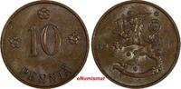 Finland 10 Penniä Finland Copper 1935 10 Penniä Helsinki Mint UNC Condition KM# 24 (17 423) -