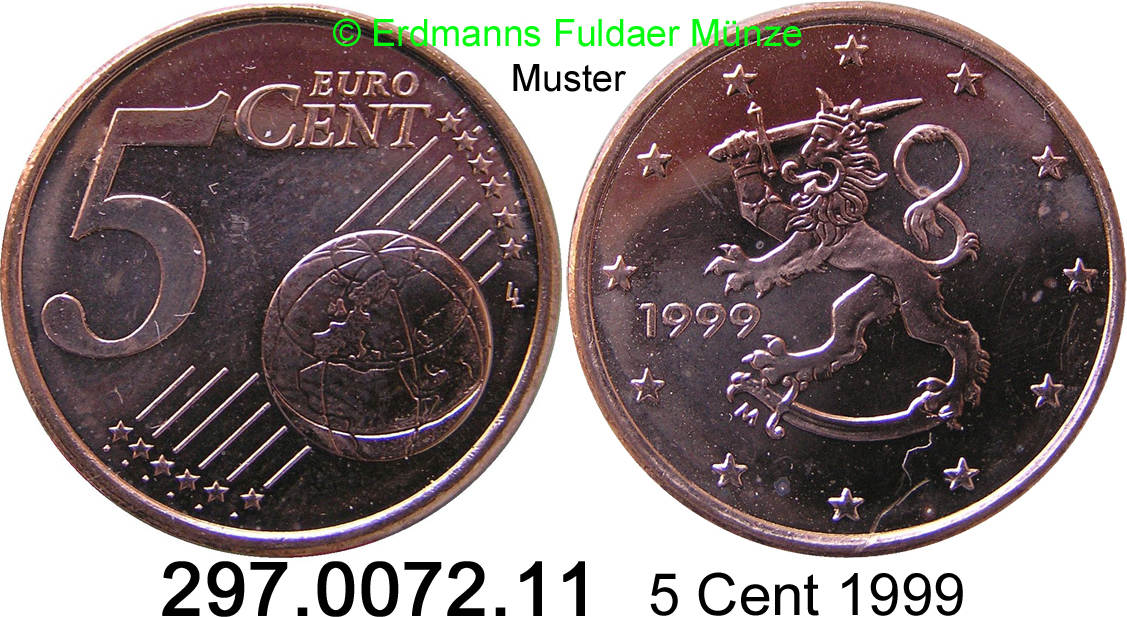 FINLAND    5 Cents   1999   UNC  `