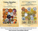 Fulda 3x1 Schützenfest Taler (2010, 2013, 2022) Lot Rabattmarken . 952.0300.55 druckfrisch