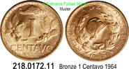 Kolumbien 1 Centavo *25 KM205 Bronze . 218.0172.11 -