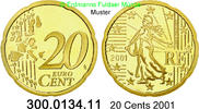 Frankreich 20 Cents Kursmünze . 300.0134.11 -