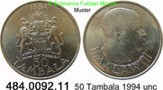 Malawi 50 Tambala *19 KM19 Kopf/Wappen . 484.0092.11 -