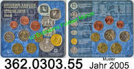 Griechenland 3,88 Euro Kursmünzensatz original 2005 . 362.0303.55 -