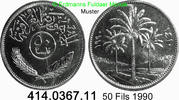 Irak 50 Fils *34 KM128 der Kriegsjahrgang Golfkrieg . 414.0367.11 -