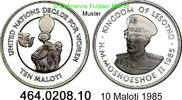 Lesotho 10 Maloti *58 KM49 Decade for Women . 464.0208.10 -