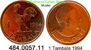 Malawi 1 Tambala *14b KM7.2a Hahn . 484.0057.11 -
