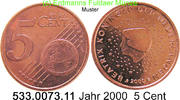 Niederlande 5 Cents *123 Umlaufgeld . 533.0073.11 -