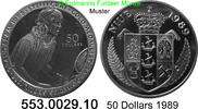 50 Dollars 1989 Niue *29 KM44 Oly´88 Graf Grand-Slam . 553.0029.10 PP