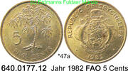 Seychellen 5 Cents *47.1 KM47.1 FAO . 640.0177.12 -