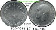 Türkei 1 Lira *409a KM889a.1 -- 8 Gramm . 709.0254.13 -