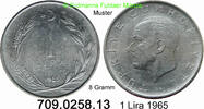 Türkei 1 Lira *409a KM889a.1 -- 8 Gramm . 709.0258.13 -