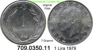 Türkei 1 Lira *409b KM889a.2 -- 7 Gramm . 709.0350.11 -