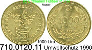 Türkei 1000 Lira *529 KM996 Umweltschutz. 710.0120.11 -
