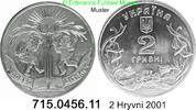 Ukraine 2 Hryvni *129 KM133 Nationaler Tag des Kindes . 715.0456.11 -