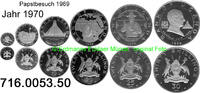 Uganda 6 Werte, 2 Shillings bis 30 Shillings *8-13 KM8-13 Papstbesuch in Kampala . 716.0053.50 KMS -