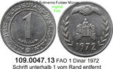 Algerien 1 Dinar *14.1 KM104.1 FAO . 109.0047.13 -