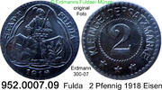 Deutschland Fulda Notgeld 2 Pfennig Erdmann 300-07 . 952.0007.09 -