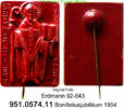 Fulda Anstecker Erdmann 92-043 Bonifatiusjubiläum . 951.0574.11 -