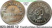 Hessen Frankfurt/Main 30 Pfennig Betriebsküche . 823.0640.12 -