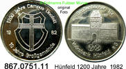 Hünfeld Hessen Fulda Medaille Großenbacher Tor . 867.0751.11 -