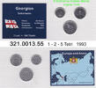Georgien KMS 1 Tetri, 2 Tetri, 3 Tetri Blister . 321.0013.55 -